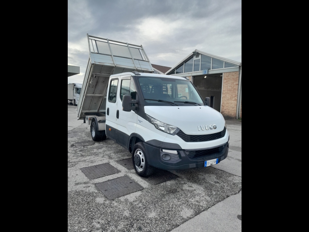 IVECO 35C14 DOPPIA CABINA-  CASSONE RIBALTABILE