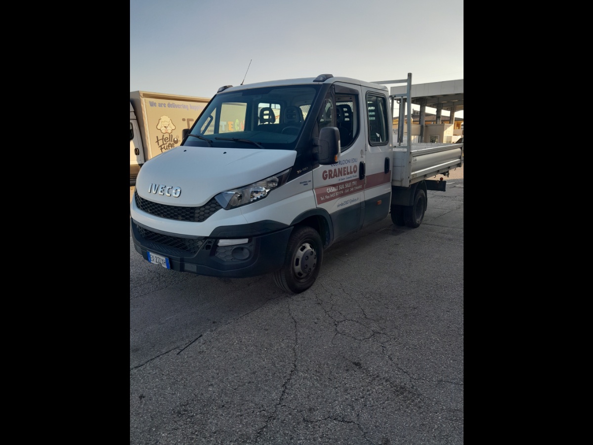 IVECO 35C14 DOPPIA CABINA-  CASSONE FISSO